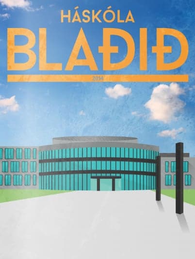 Cover of Háskólablaðið 2014