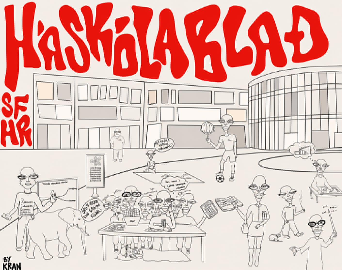 Cover of Háskólablaðið 2022–2023